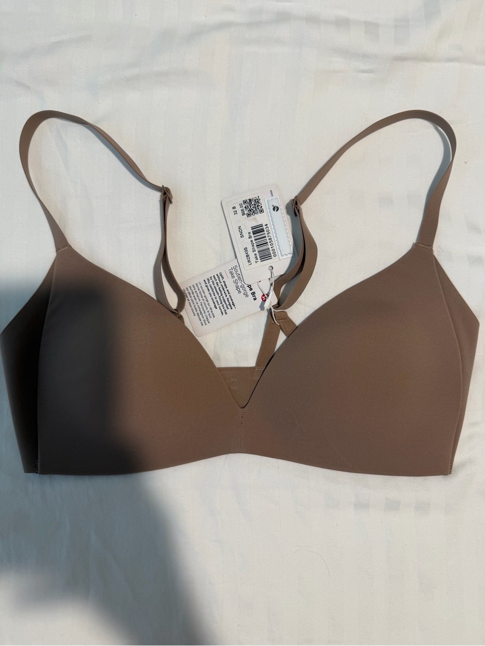lululemon athletica Smooth Wireless Bra - Taupe /Sand color